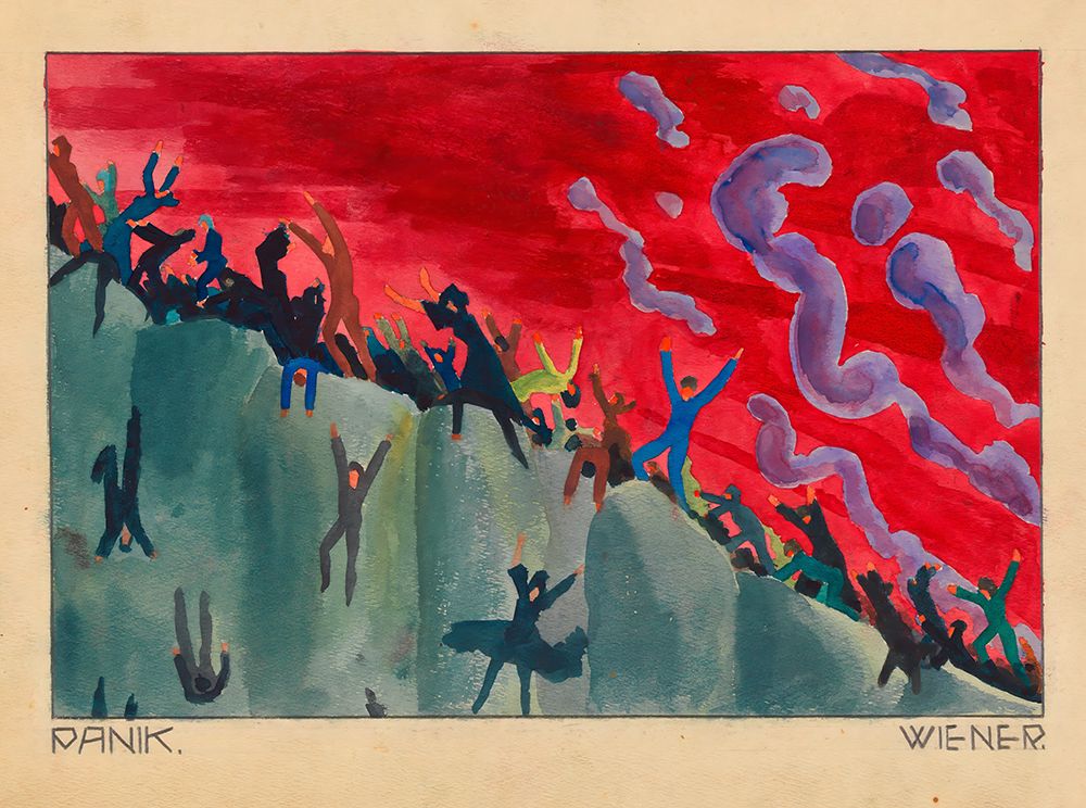 Panik 1923 art print by Karl Wiener for $57.95 CAD