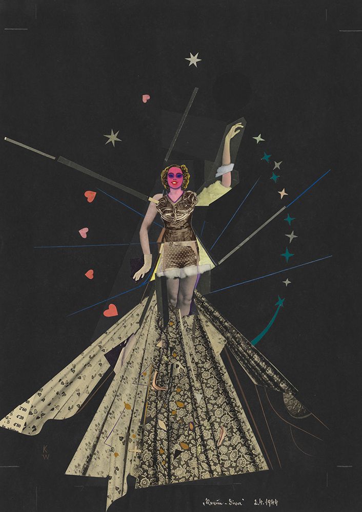 Revue Diva 1944 art print by Karl Wiener for $57.95 CAD