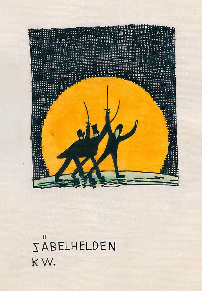 Sabelhelden 1921 art print by Karl Wiener for $57.95 CAD