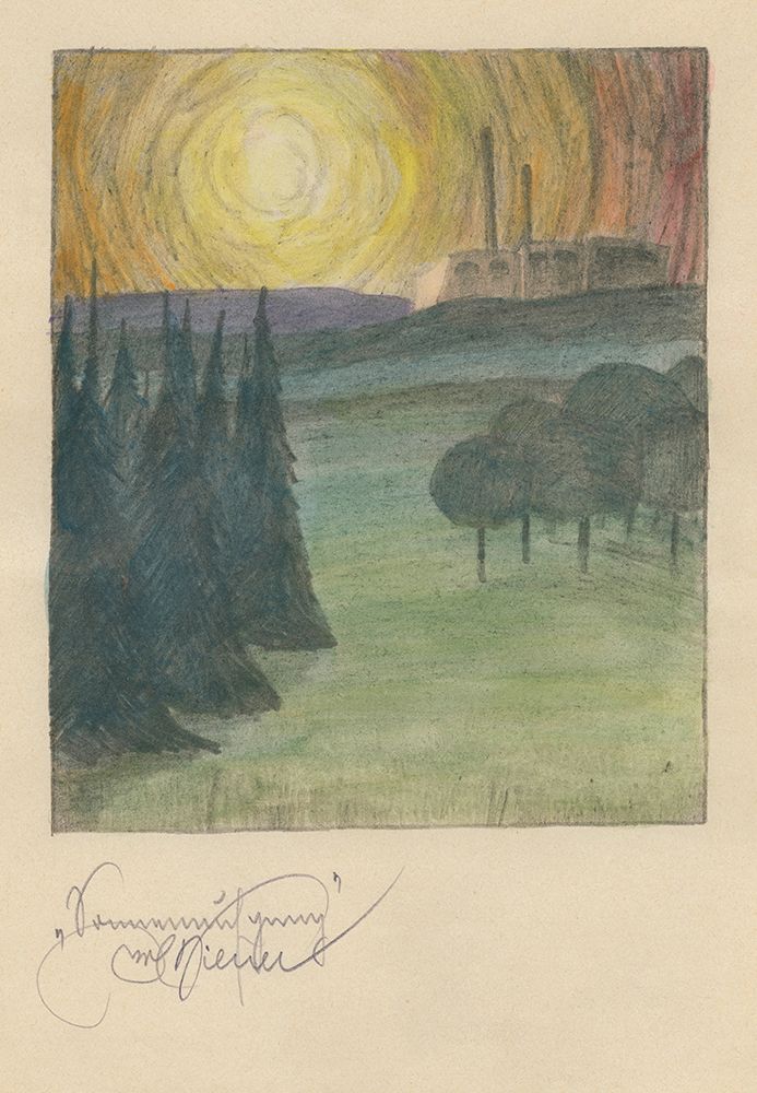 Sonnenaufgang 1923 art print by Karl Wiener for $57.95 CAD