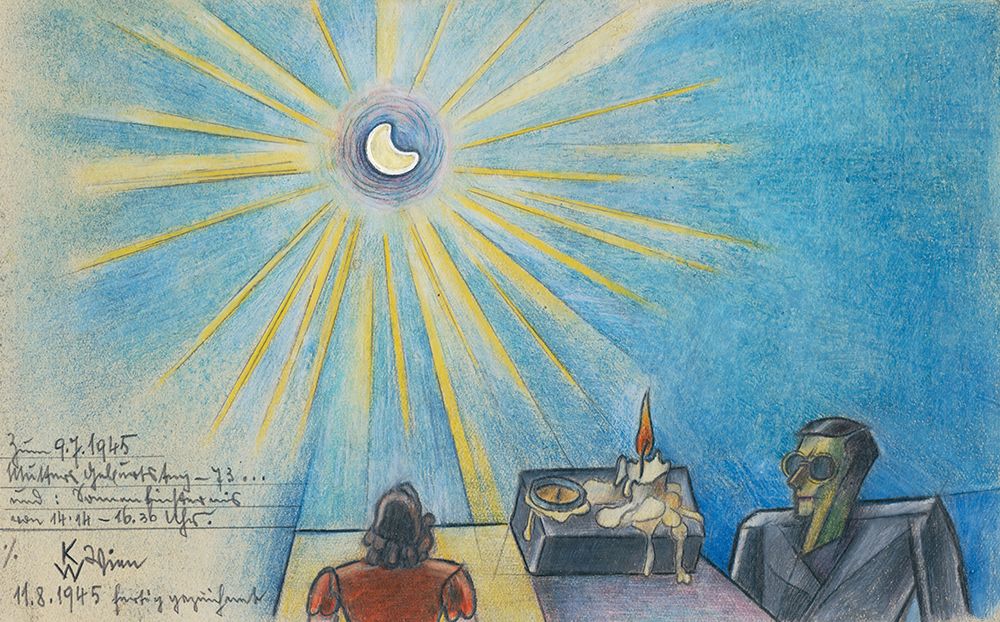 Sonnenfinsternis und Geburtstag der Mutter 1945 art print by Karl Wiener for $57.95 CAD