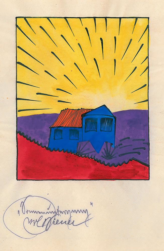 Sonnenuntergang 1921 I art print by Karl Wiener for $57.95 CAD