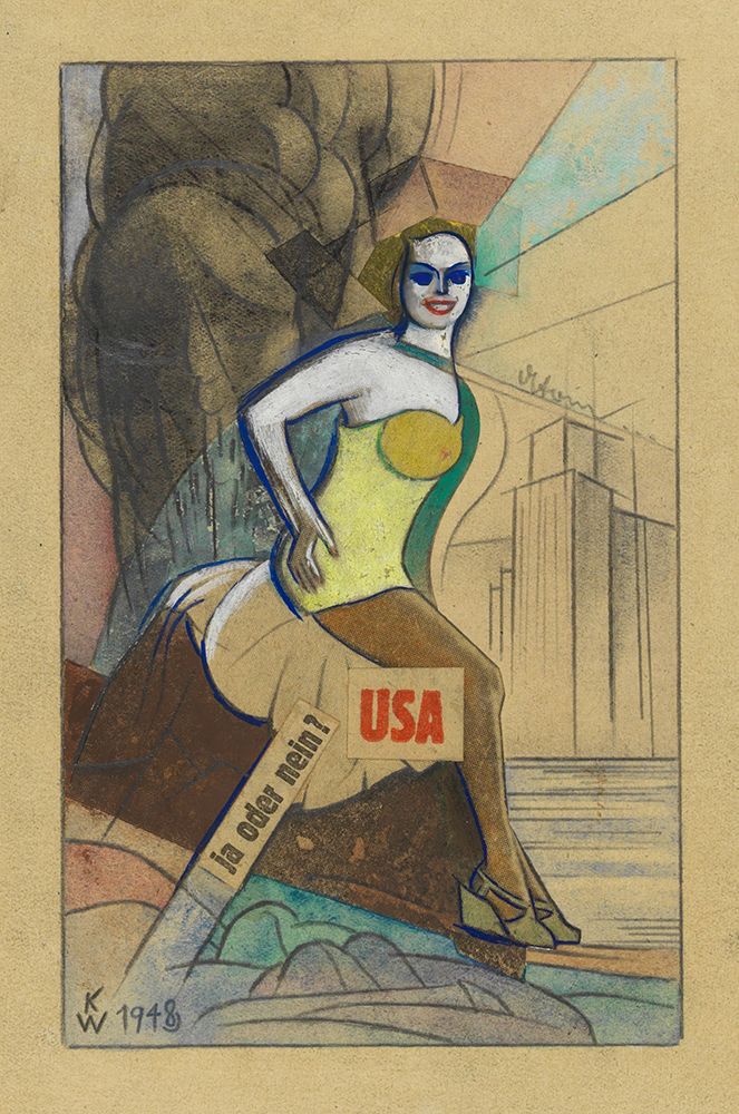 USA yes or no 1948 art print by Karl Wiener for $57.95 CAD