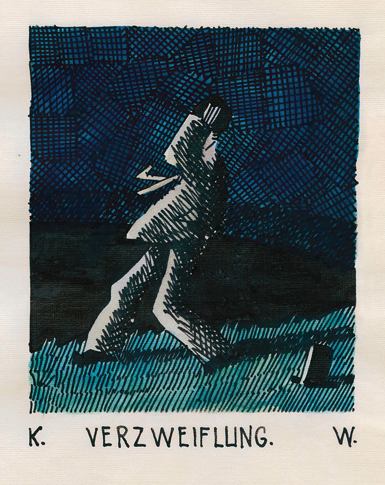 Verzweiflung 1922 art print by Karl Wiener for $57.95 CAD