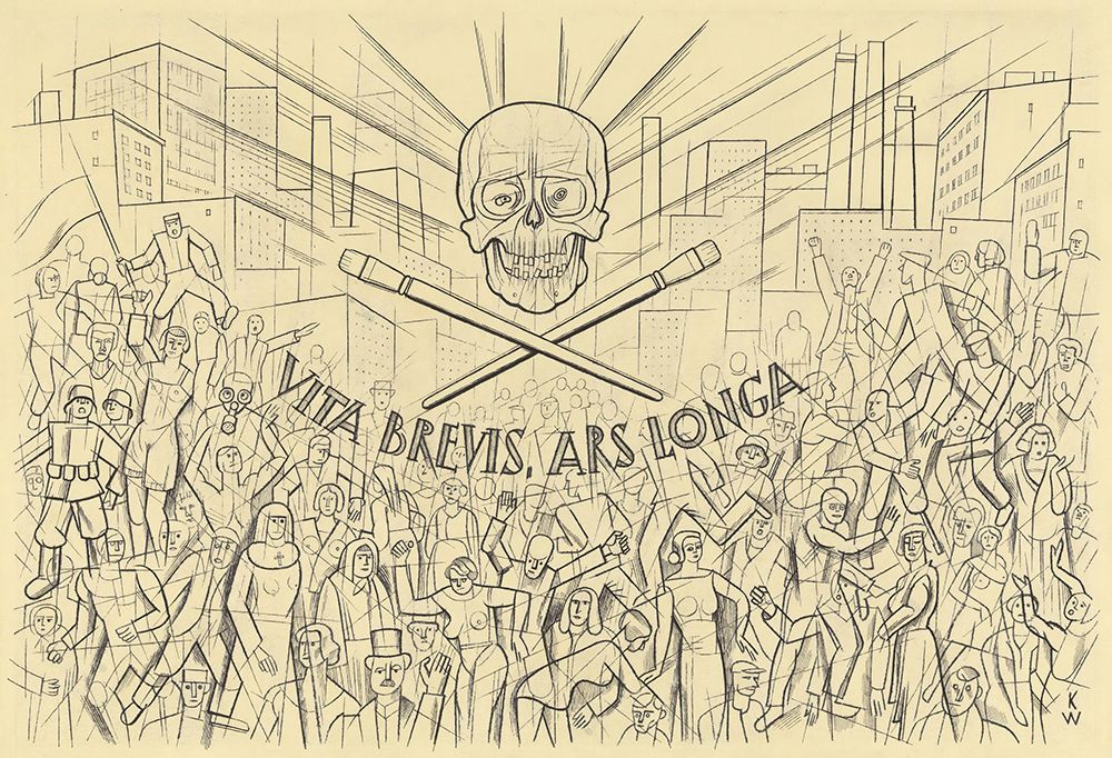 Vita brevis ars longa 1935 art print by Karl Wiener for $57.95 CAD