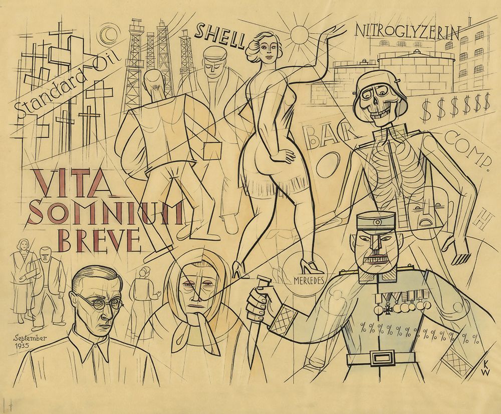 Vita somnium breve 1935 art print by Karl Wiener for $57.95 CAD