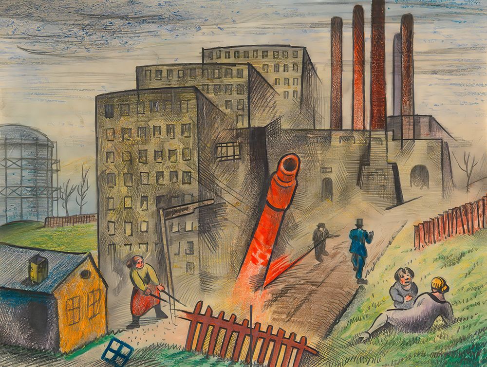 Vorstadt III 1926 art print by Karl Wiener for $57.95 CAD