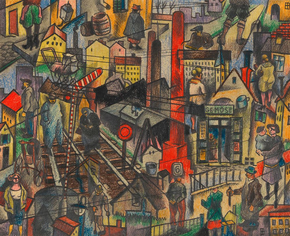 Vorstadt IV 1926 art print by Karl Wiener for $57.95 CAD