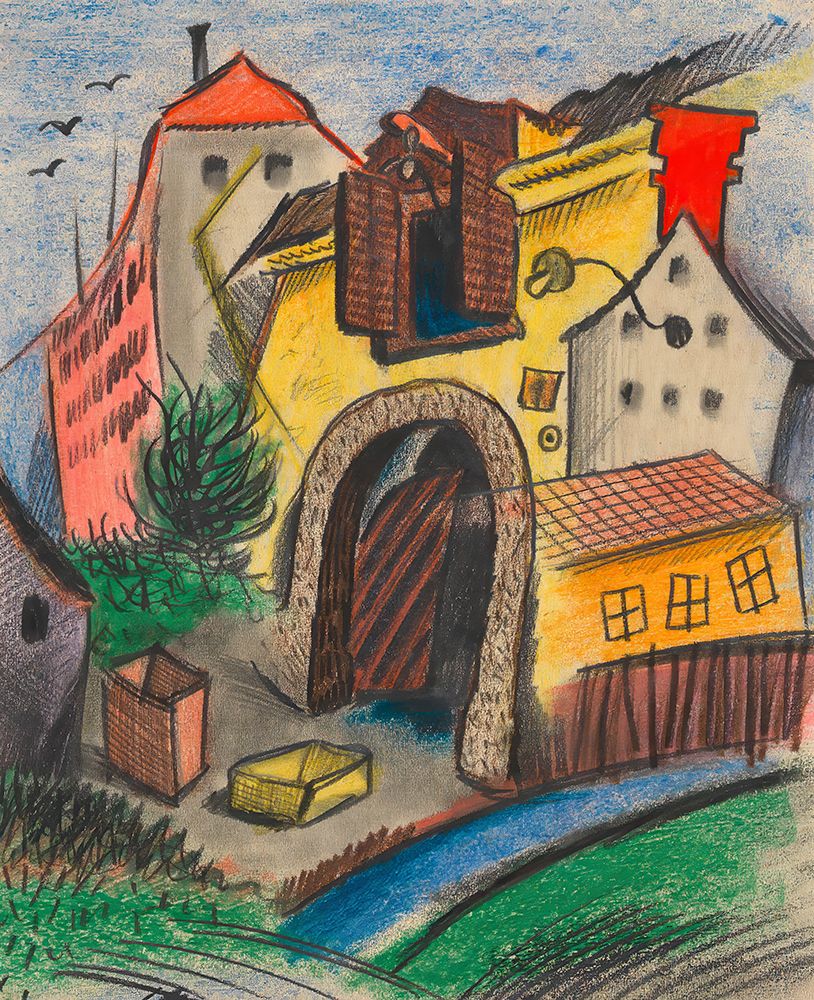 Vorstadt VII 1926 art print by Karl Wiener for $57.95 CAD