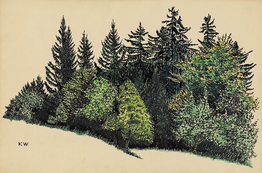 Waldstuck 1924 art print by Karl Wiener for $57.95 CAD