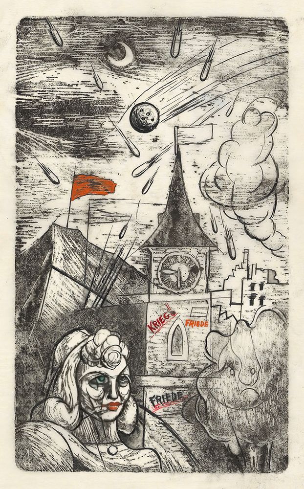 War Peace Peace 1940 art print by Karl Wiener for $57.95 CAD