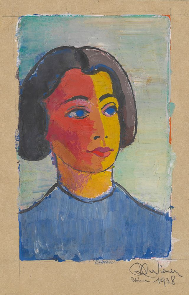 Weibliches Portrat 1938 art print by Karl Wiener for $57.95 CAD