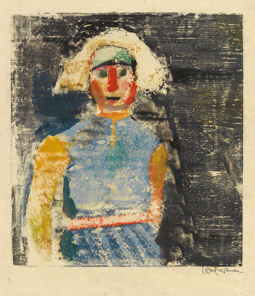 Weibliches Portrat II 1930 art print by Karl Wiener for $57.95 CAD