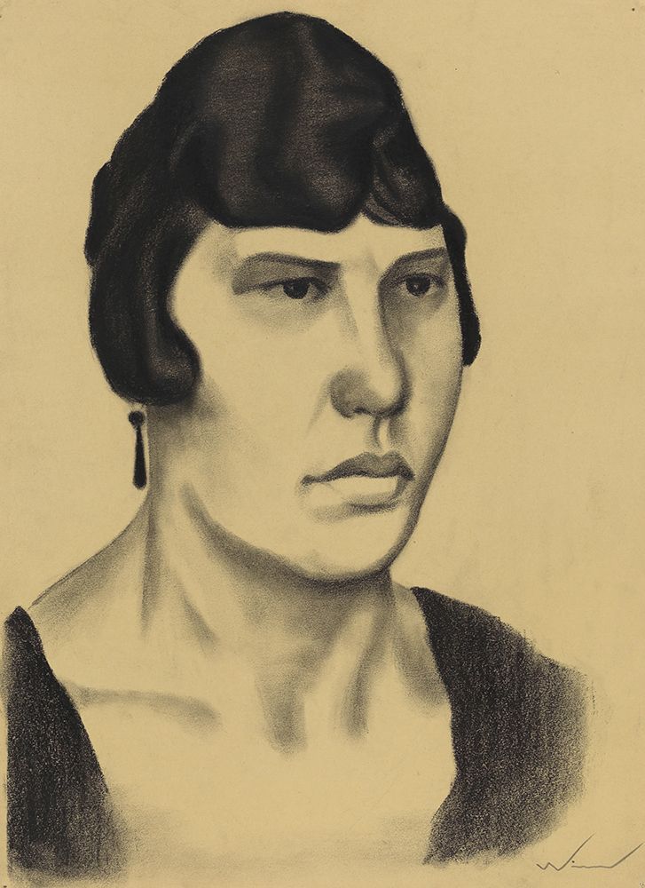 Weibliches Portrat IV 1926 art print by Karl Wiener for $57.95 CAD