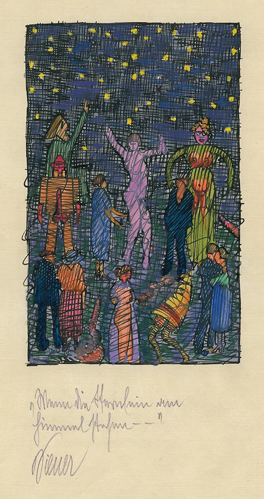 Wenn die Sternlein am Himmel stehen 1921 art print by Karl Wiener for $57.95 CAD
