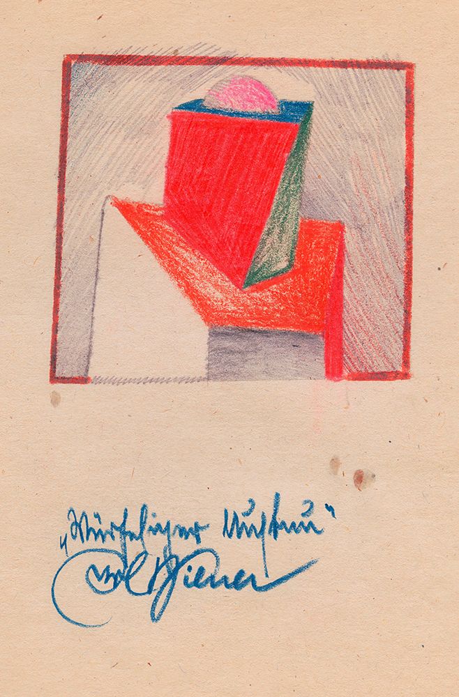 Wurfeliger Aufbau 1923 art print by Karl Wiener for $57.95 CAD