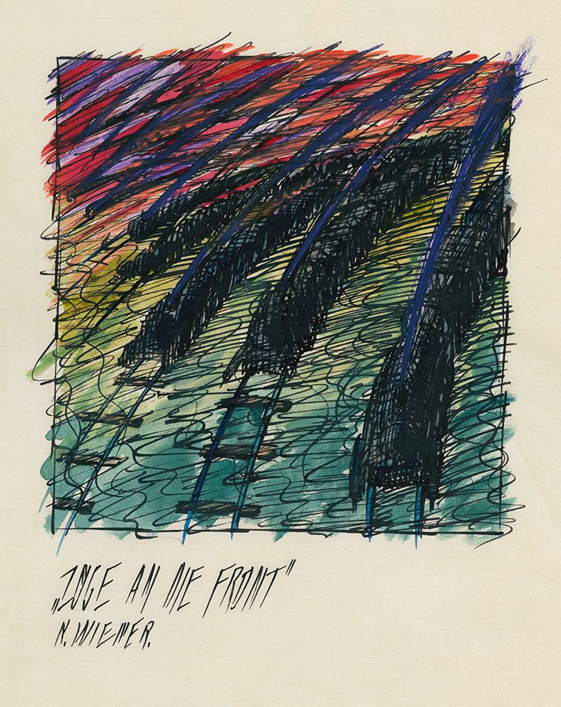 Zuge an die Front 1923 art print by Karl Wiener for $57.95 CAD