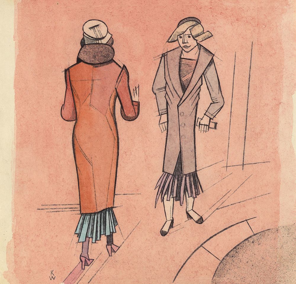 Zwei Frauen II 1933 art print by Karl Wiener for $57.95 CAD