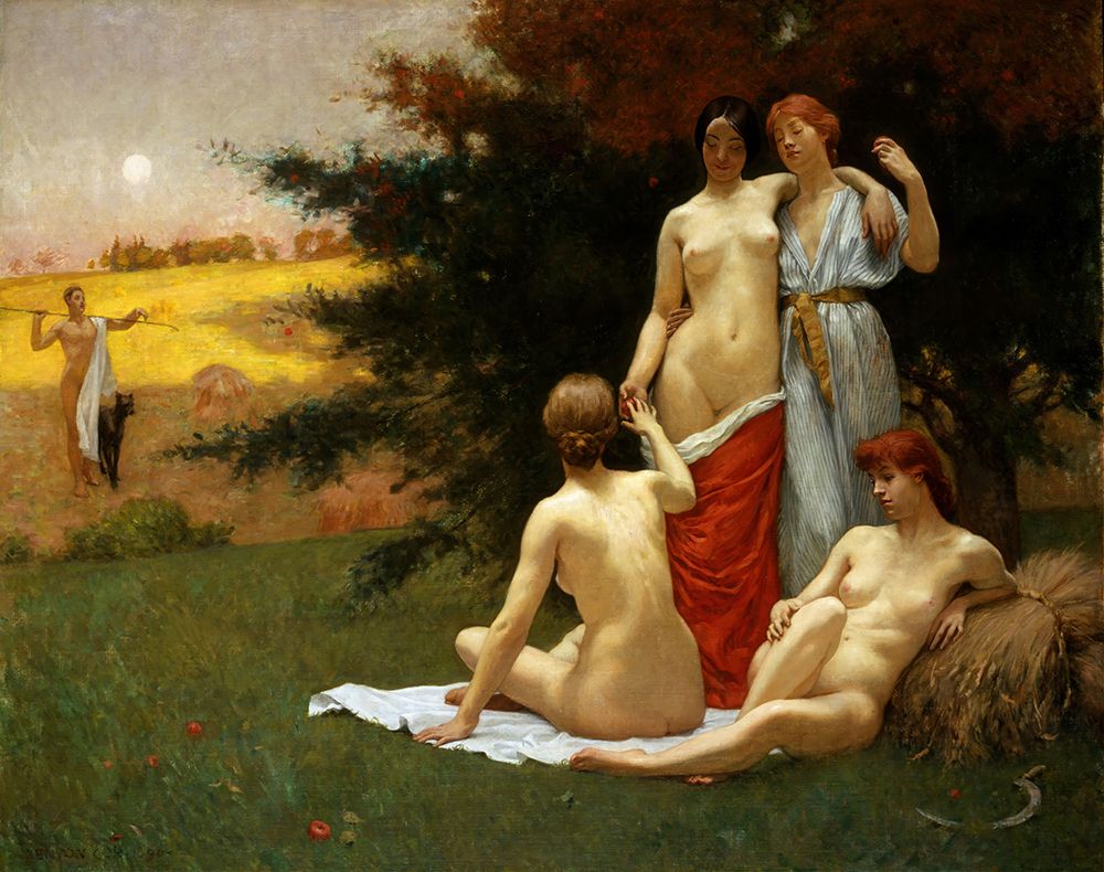 An Eclogue 1890 art print by Kenyon Cox for $57.95 CAD