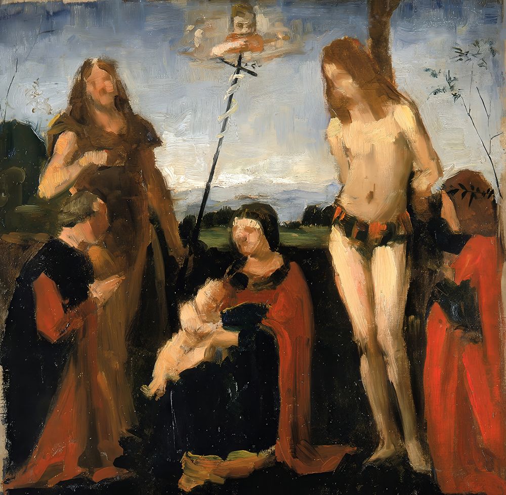 Sacra Conversazione 1878 art print by Kenyon Cox for $57.95 CAD