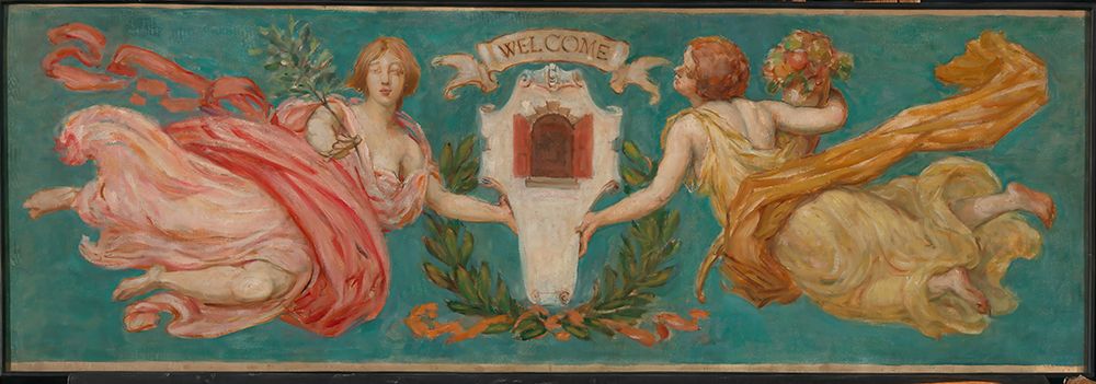 Study for Mural at Hotel Manhattan, Peace and Plenty 1901 art print by Kenyon Cox for $57.95 CAD