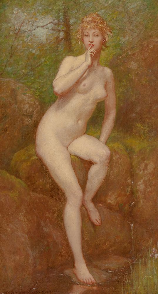 The Streams Secret 1893 art print by Kenyon Cox for $57.95 CAD