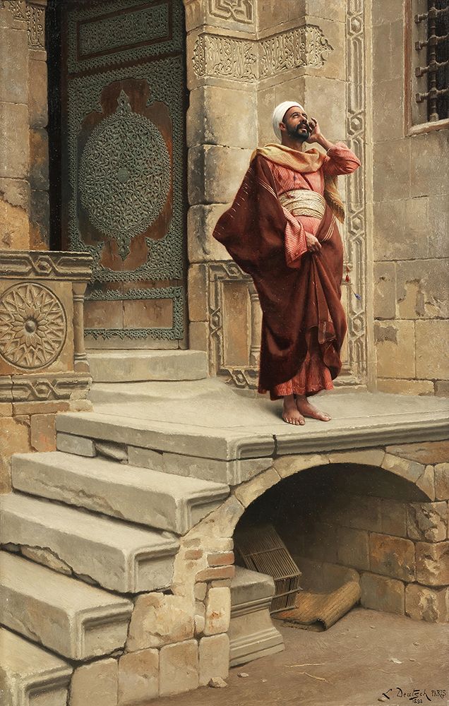 Calling the Faithful 1893 art print by Ludwig Deutsch for $57.95 CAD