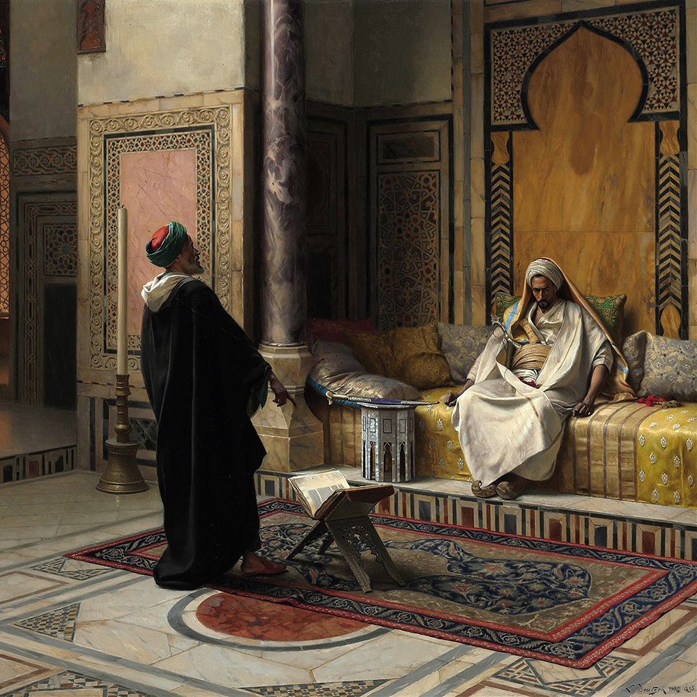 Learned Advice 1895 art print by Ludwig Deutsch for $57.95 CAD