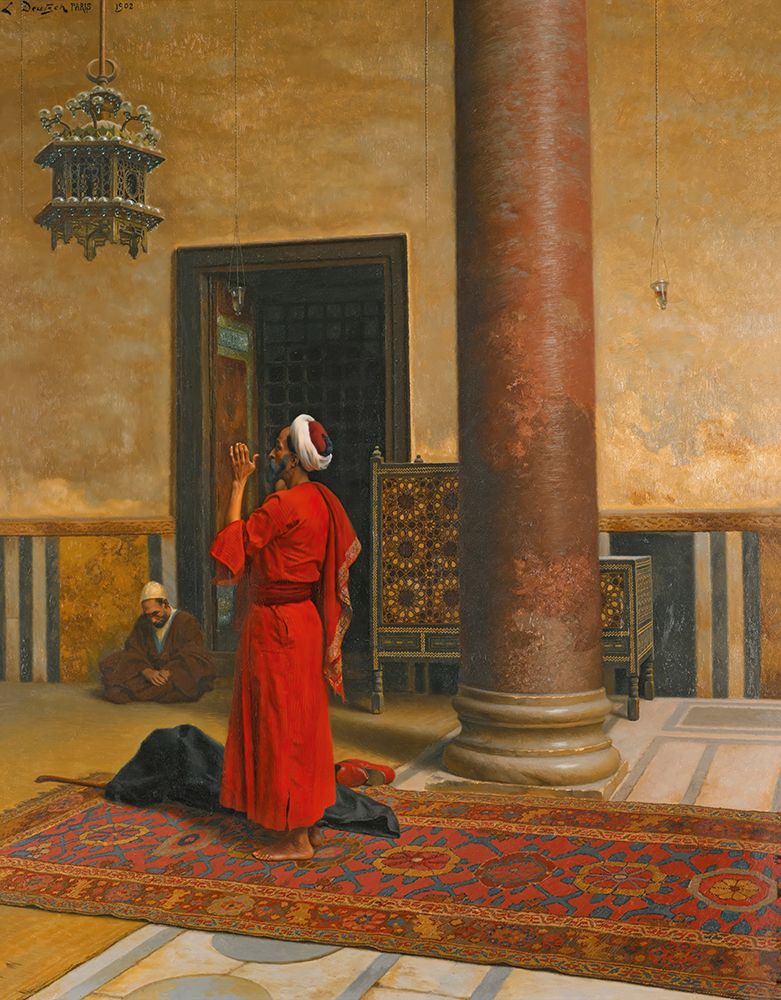 Morning Prayers 1902 art print by Ludwig Deutsch for $57.95 CAD
