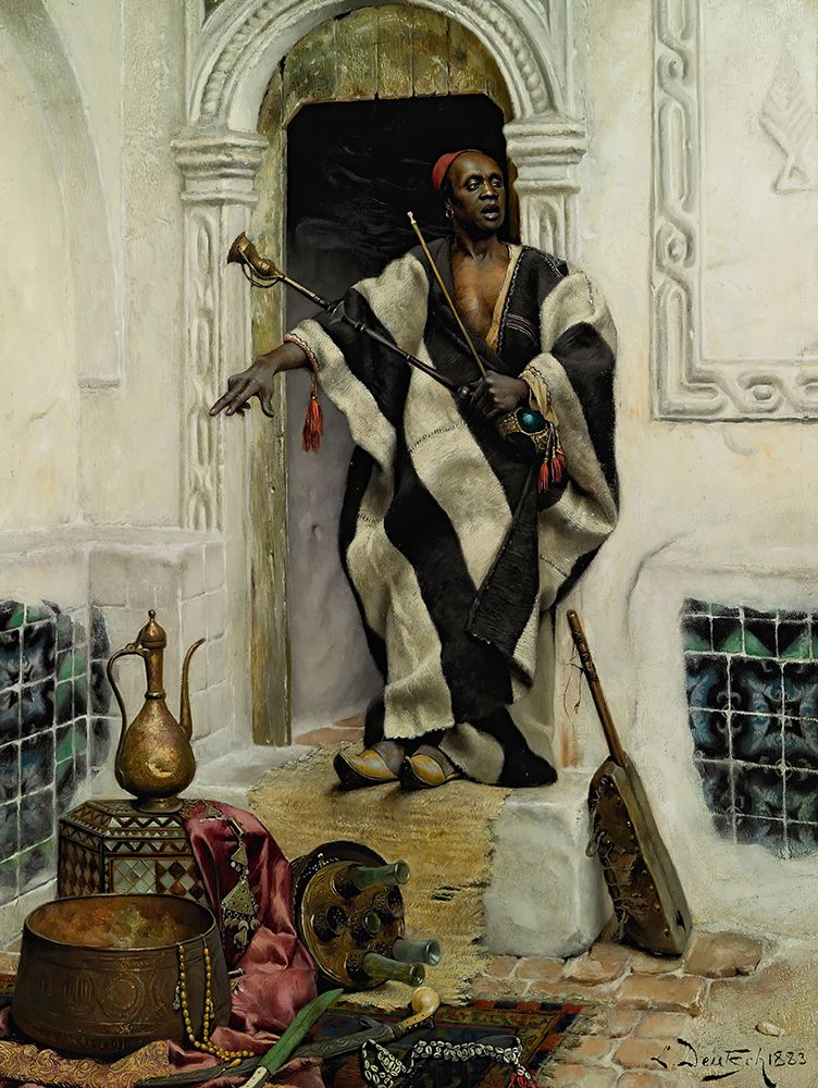 The Dellal Cairo 1883 art print by Ludwig Deutsch for $57.95 CAD