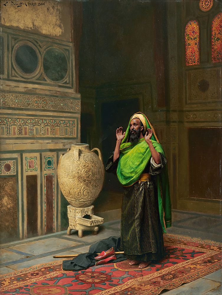 The Morning Prayer 1906 art print by Ludwig Deutsch for $57.95 CAD