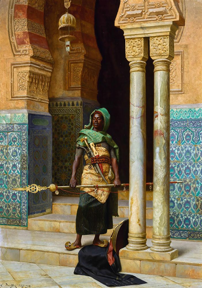 The Nubian Guard 1902 art print by Ludwig Deutsch for $57.95 CAD