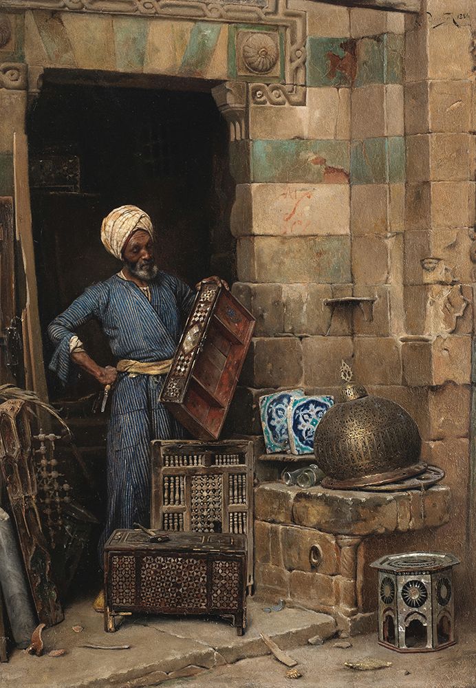 The Woodworker 1884 art print by Ludwig Deutsch for $57.95 CAD