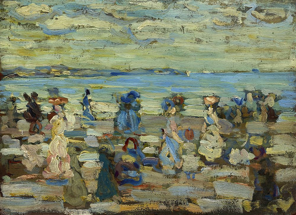 Beach Scene 1907 art print by Maurice Prendergast for $57.95 CAD