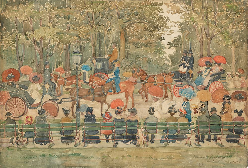 Central Park 1901 II art print by Maurice Prendergast for $57.95 CAD