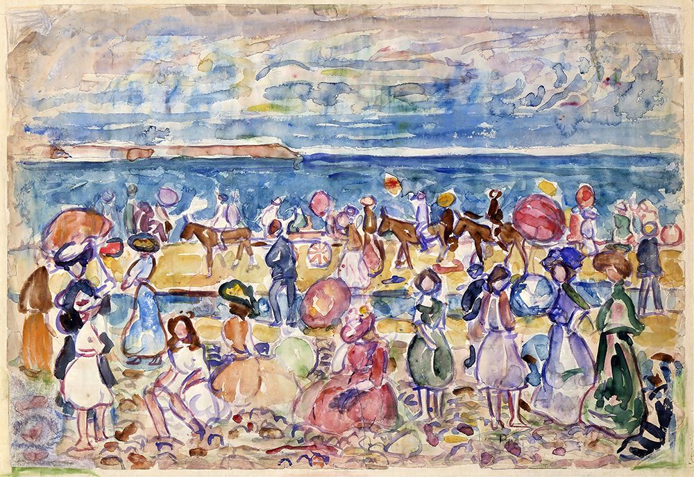 Holiday in New England 1910 art print by Maurice Prendergast for $57.95 CAD