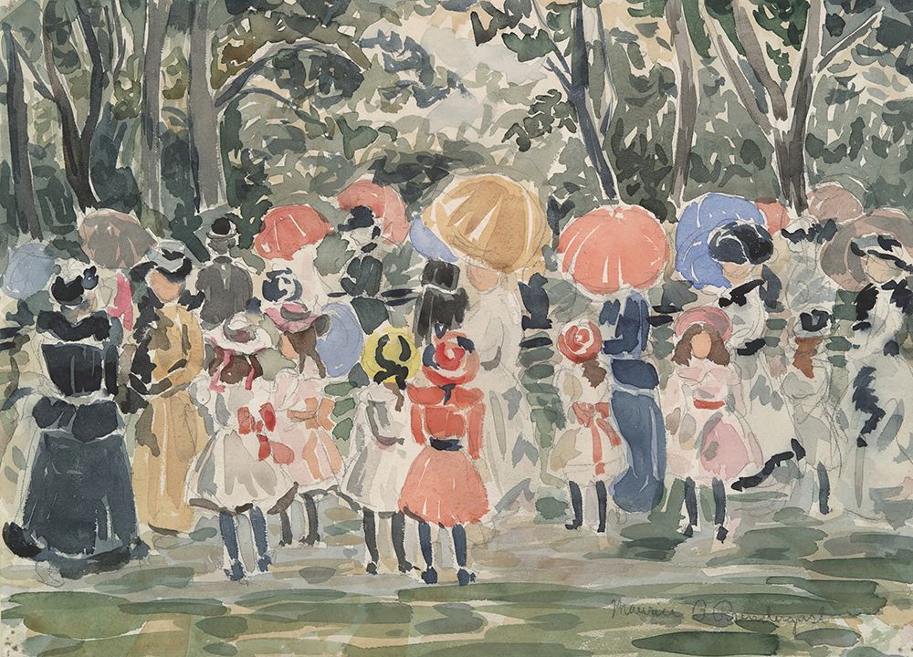 In the Park 1915 art print by Maurice Prendergast for $57.95 CAD