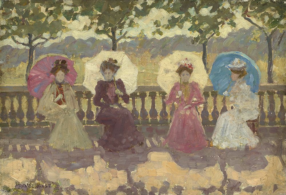 In the Park Paris 1891 art print by Maurice Prendergast for $57.95 CAD