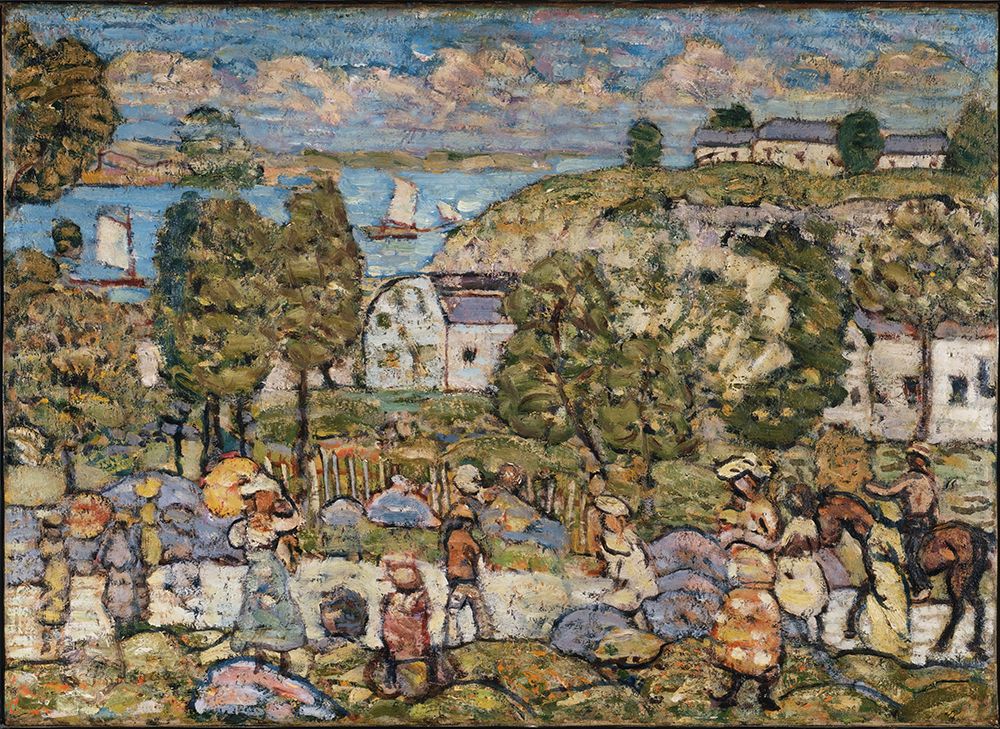 Landscape Near Nahant art print by Maurice Prendergast for $57.95 CAD