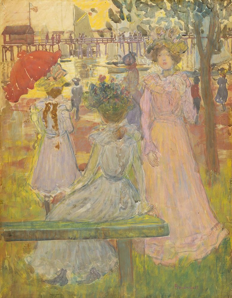 Late Afternoon, Summer 1900 art print by Maurice Prendergast for $57.95 CAD