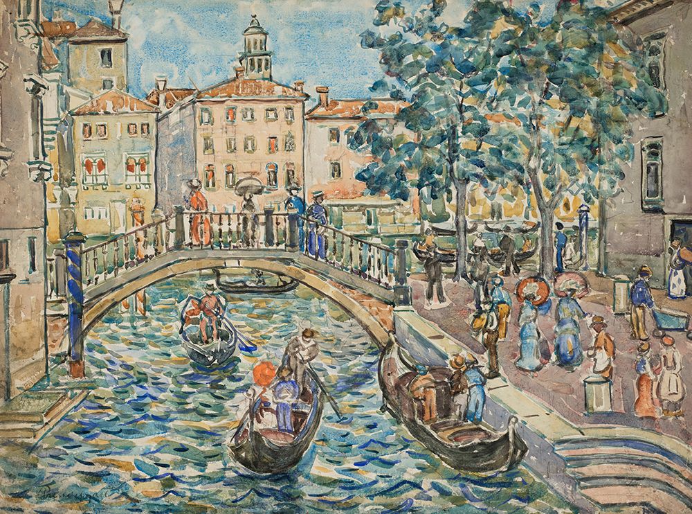 Scene of Venice 1911 art print by Maurice Prendergast for $57.95 CAD