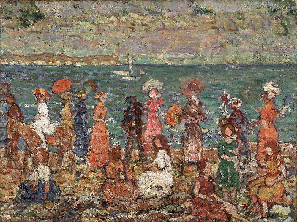 Seashore 1913 art print by Maurice Prendergast for $57.95 CAD