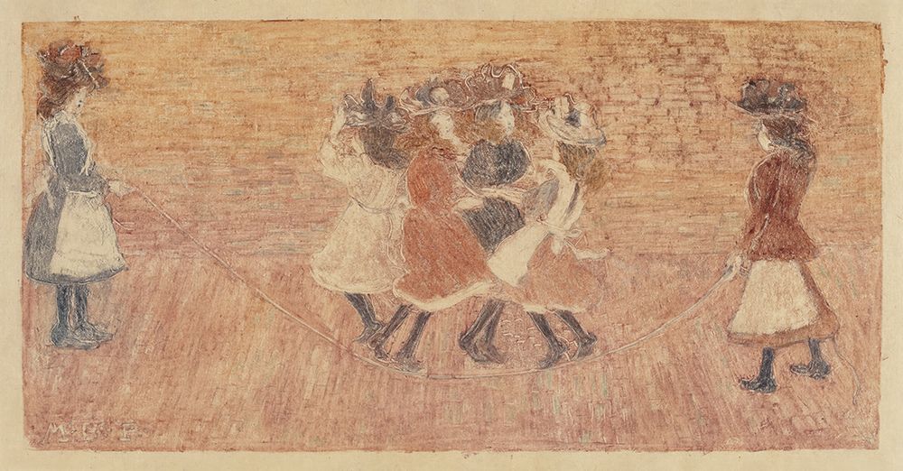 Skipping Rope 1892 art print by Maurice Prendergast for $57.95 CAD