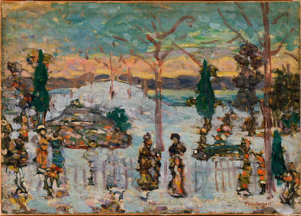 Snow in April art print by Maurice Prendergast for $57.95 CAD