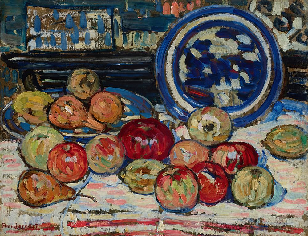 Still Life with Apples 1910 art print by Maurice Prendergast for $57.95 CAD