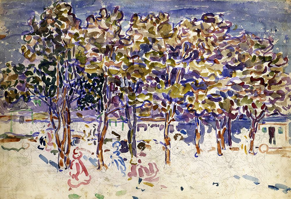 Trees 1918 art print by Maurice Prendergast for $57.95 CAD