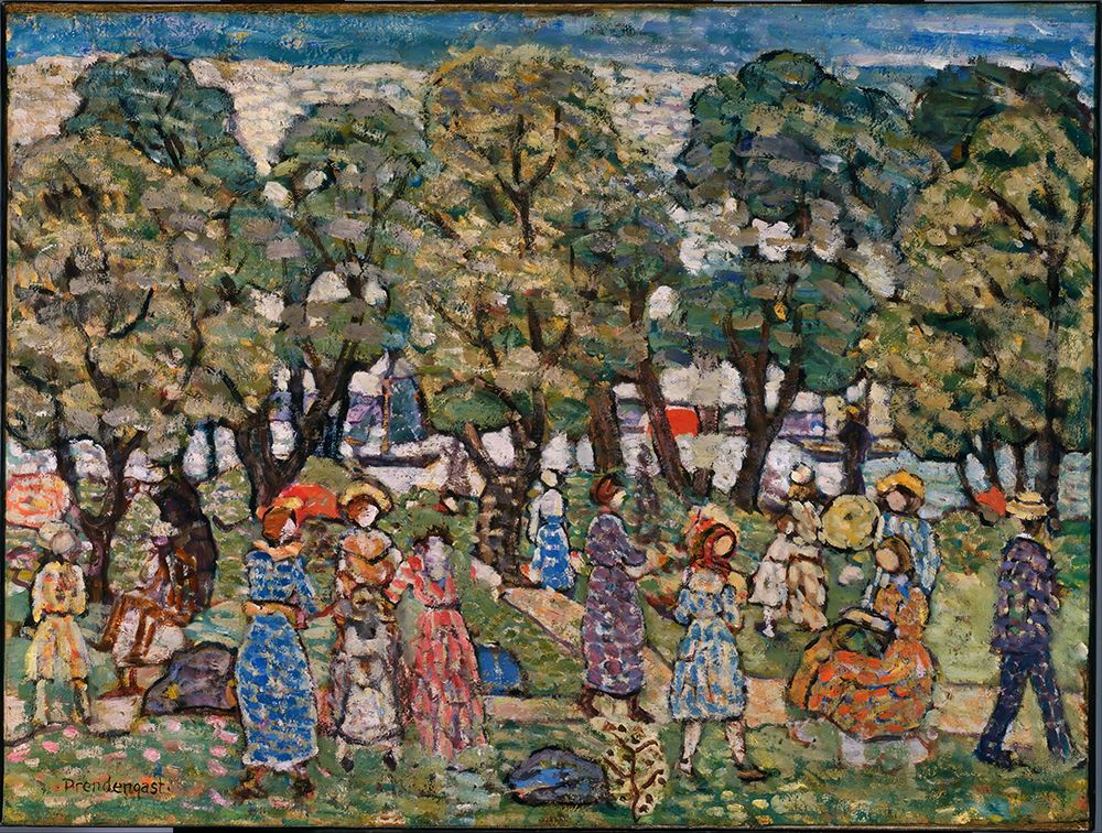 Under the Trees art print by Maurice Prendergast for $57.95 CAD