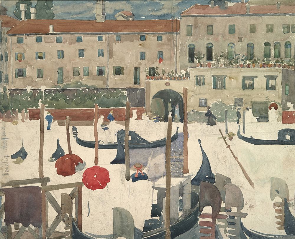 Venetia Marina 1899 art print by Maurice Prendergast for $57.95 CAD
