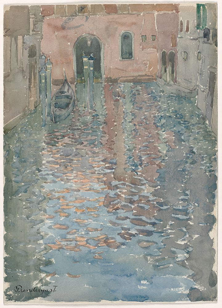 Venetian Canals 1898 art print by Maurice Prendergast for $57.95 CAD