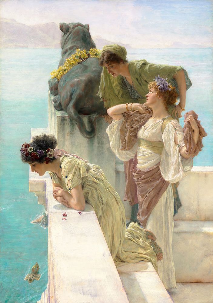 A Coign of Vantage 1895 art print by Sir Lawrence Alma-Tadema for $57.95 CAD
